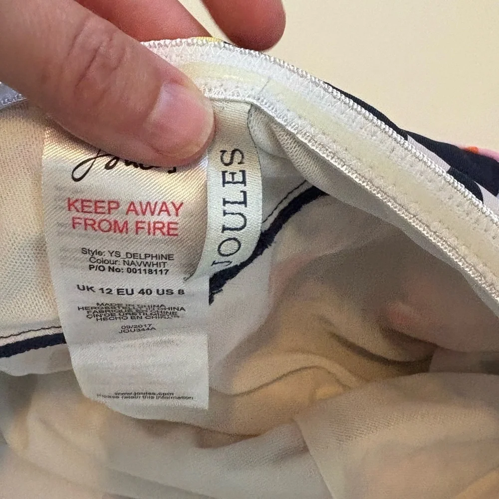Joules blue multicolor